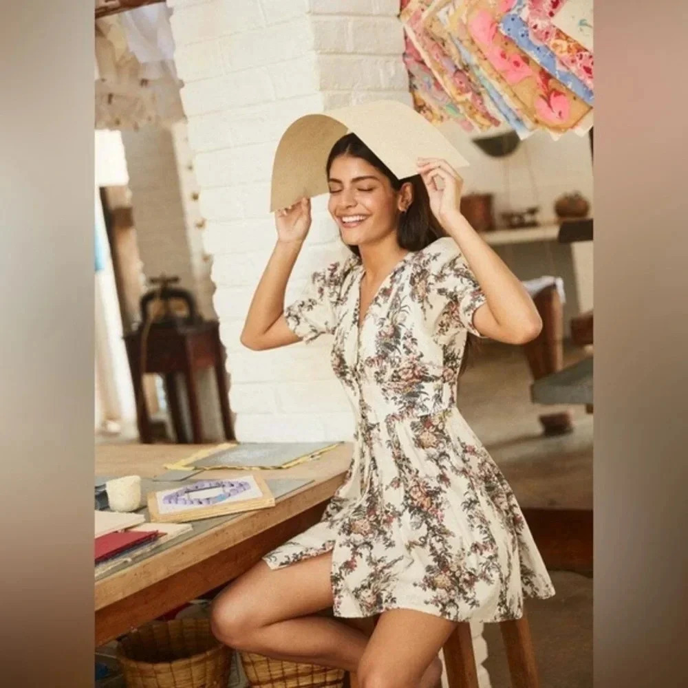 AGUA BENDITA MENTA PAPIER DRESS  NWT $200.00